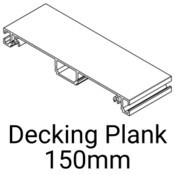 Knotwood *NEW* Decking Board Plank 150mm - 6500mm